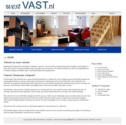 Westvast CMS en website